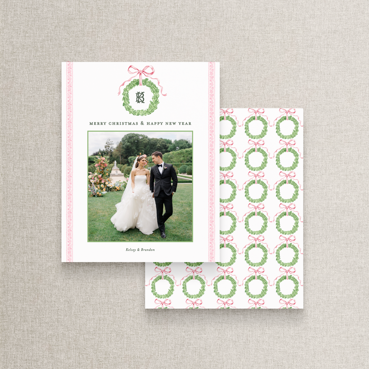 Petite Newlywed Christmas Cards