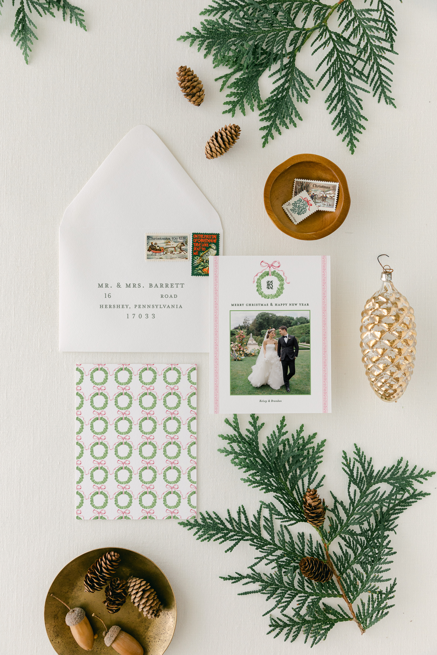 Petite Newlywed Christmas Cards