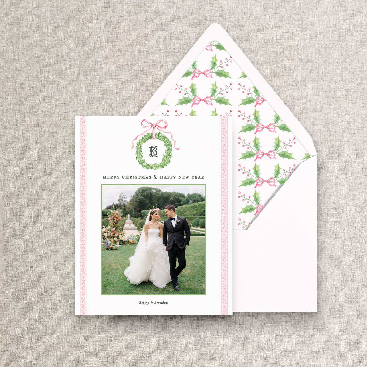 Petite Newlywed Christmas Cards