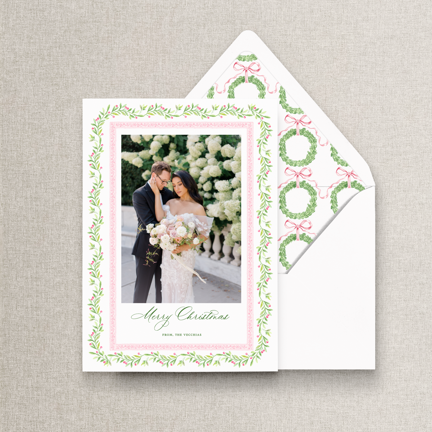 Newlywed Full Size Christmas Cards