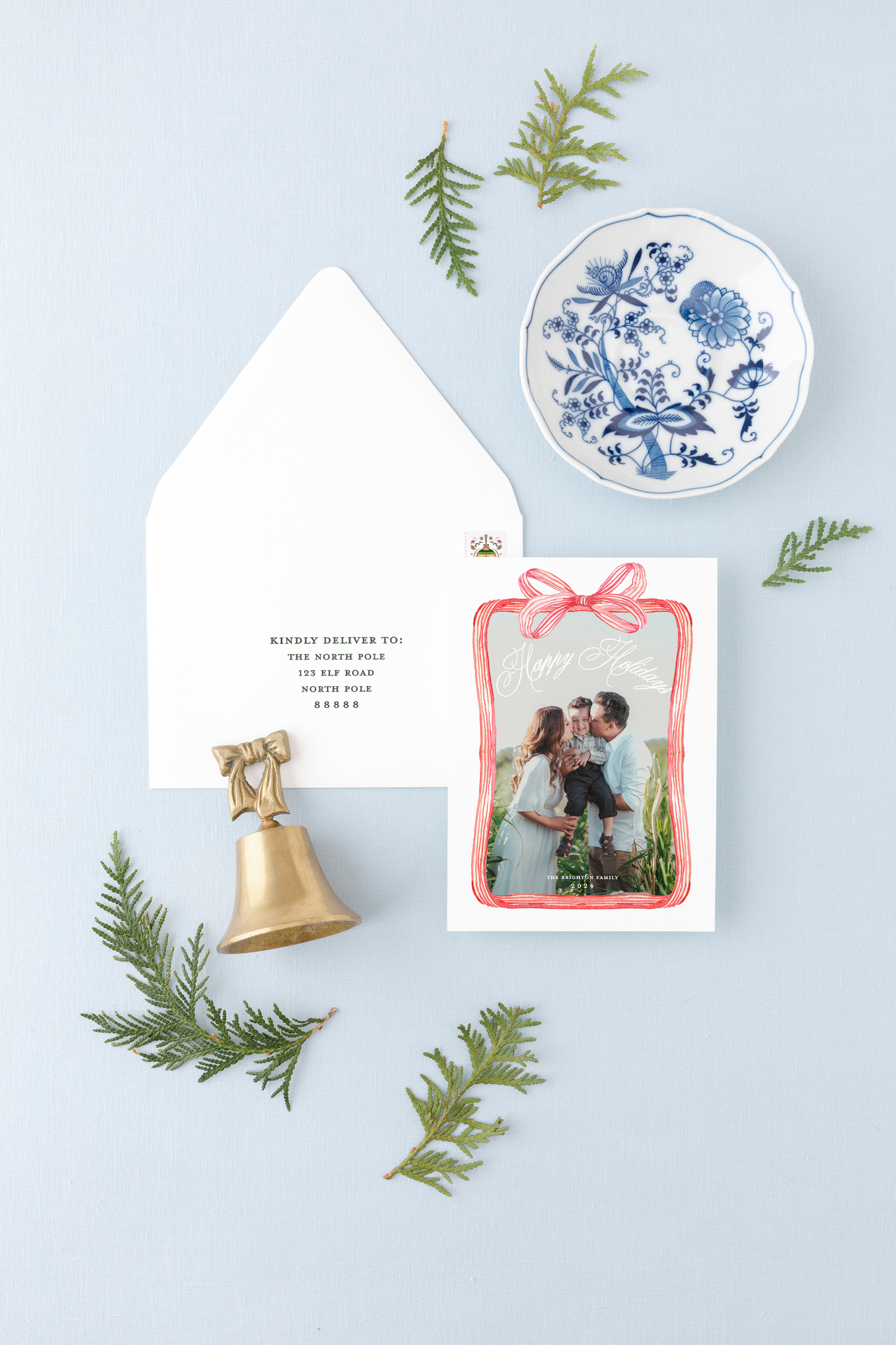 Ribbons & Bows Christmas Cards