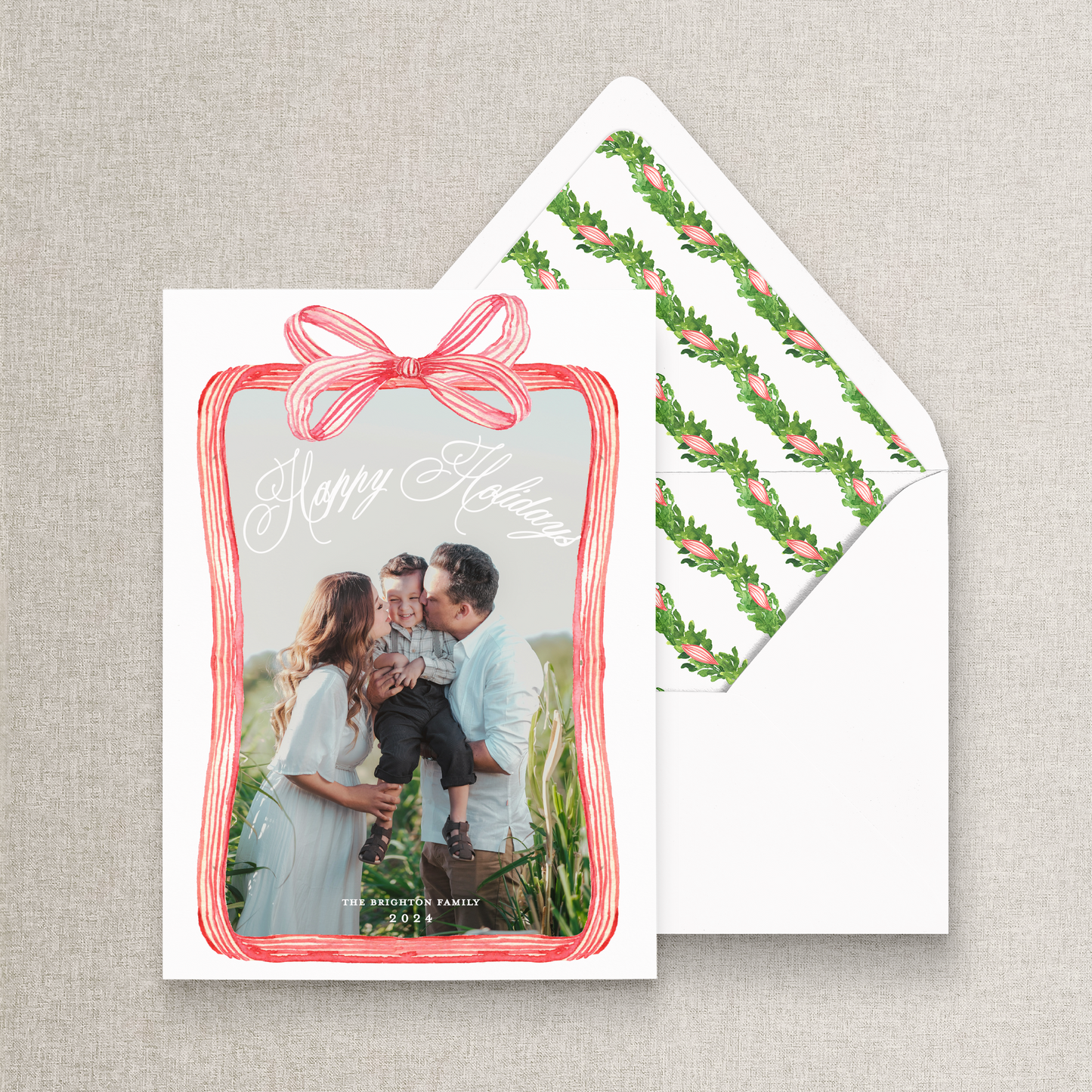 Ribbons & Bows Christmas Cards